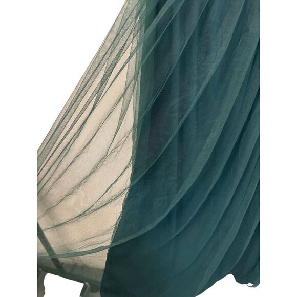 Lulu's Green Formal Long Gown Women's Size Medium New With Tags Party Holiday - Picture 4 of 8